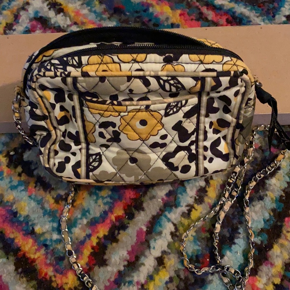 Black and yellow Vera Bradley Purse